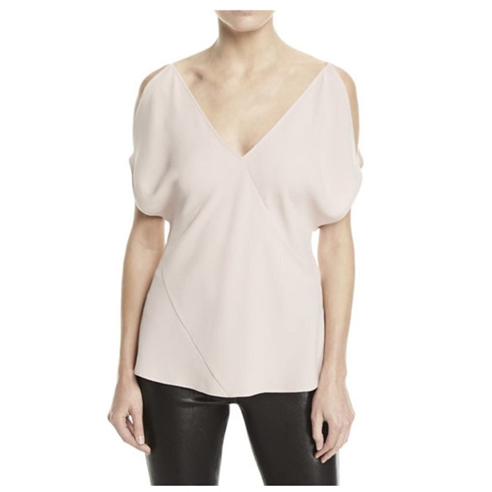 ❤️Elizabeth And James Arimah Cold-Shoulder Rose Dust Top